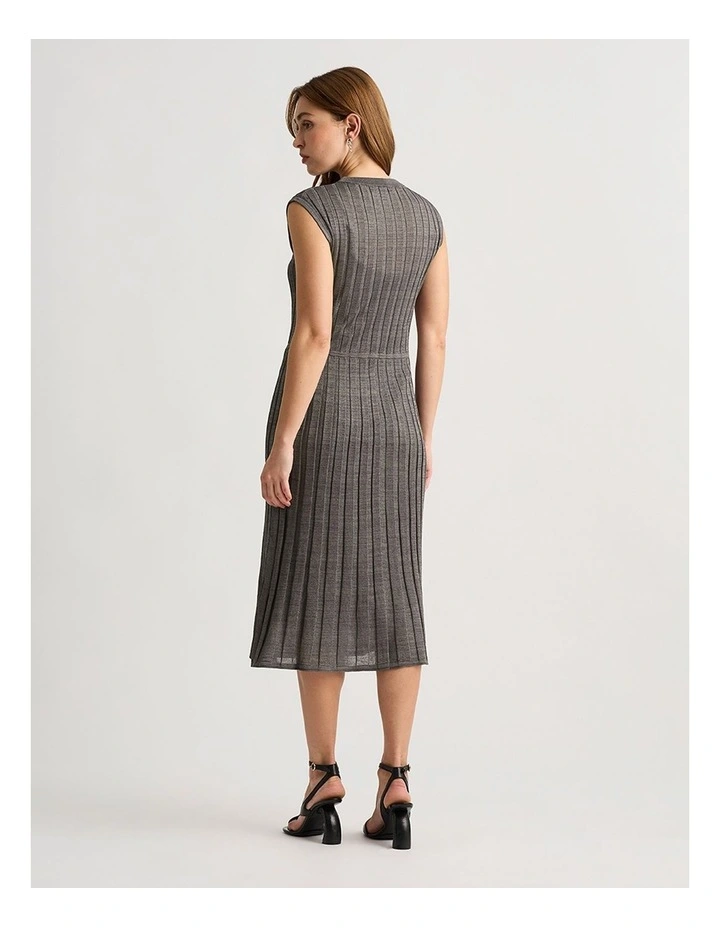Bae Knit Dress in Silver image 3