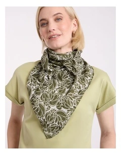Pansy Modal Scarf in Fern Multi