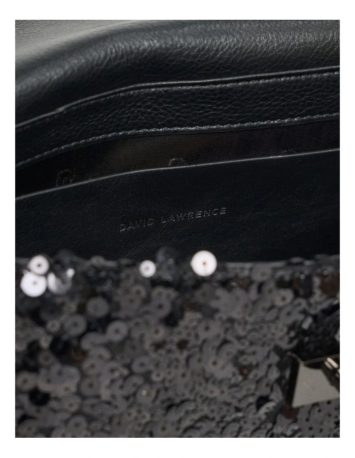 Maura Sequin Clutch in Bronze image 3