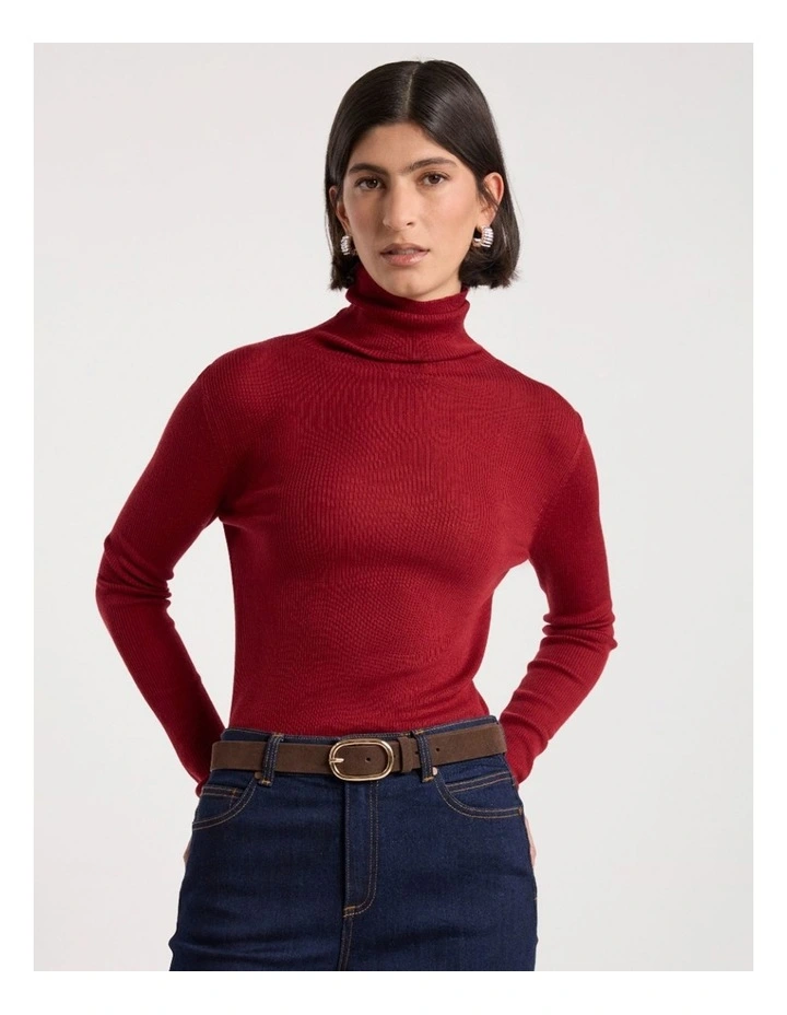 Kumru Leather Suede Belt in Chocolate image 2