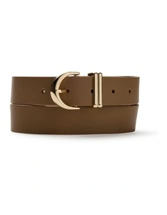 Glinda Leather Belt in Tan