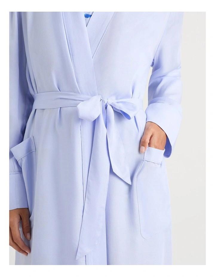 Lison Modal Short Sleep Robe in Capri image 4