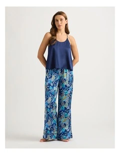 Leo Silk Sleep Cami in Marine
