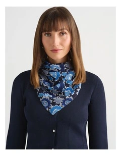 Annabelle Modal Scarf in Navy Multi