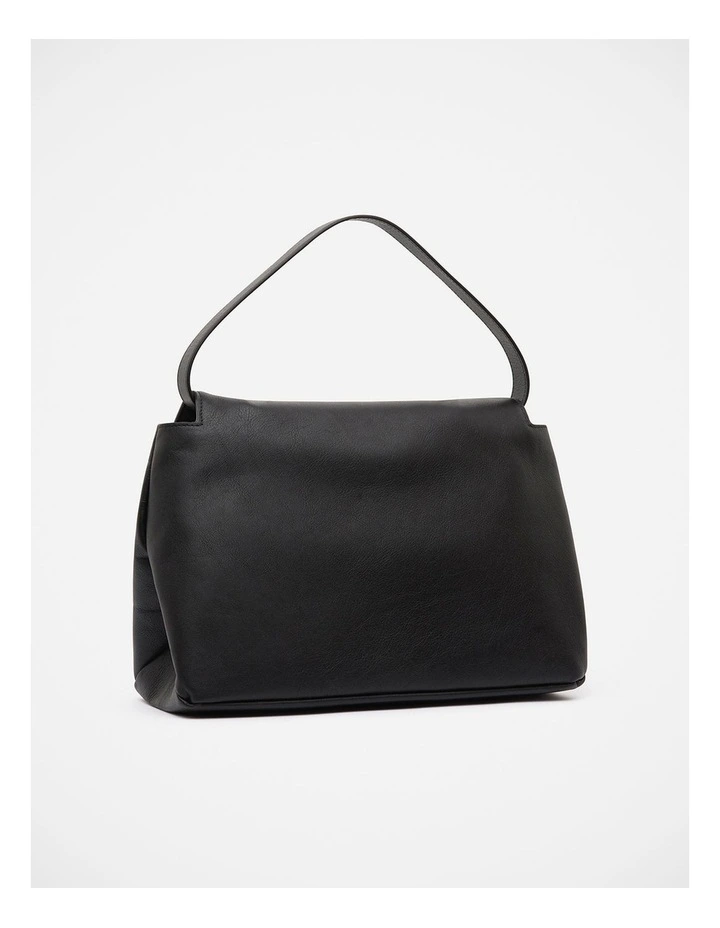 Mandy Leather Bag in Black image 3