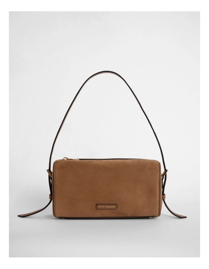 Harriet Suede Leather Bag in Caramel image 1