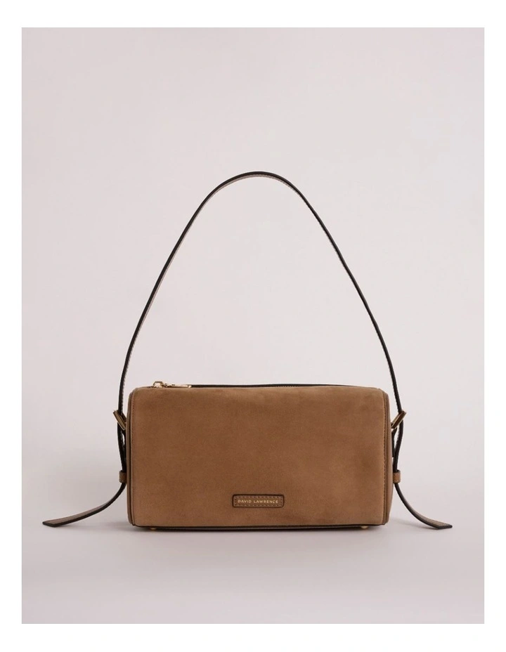 Harriet Suede Leather Bag in Caramel image 1