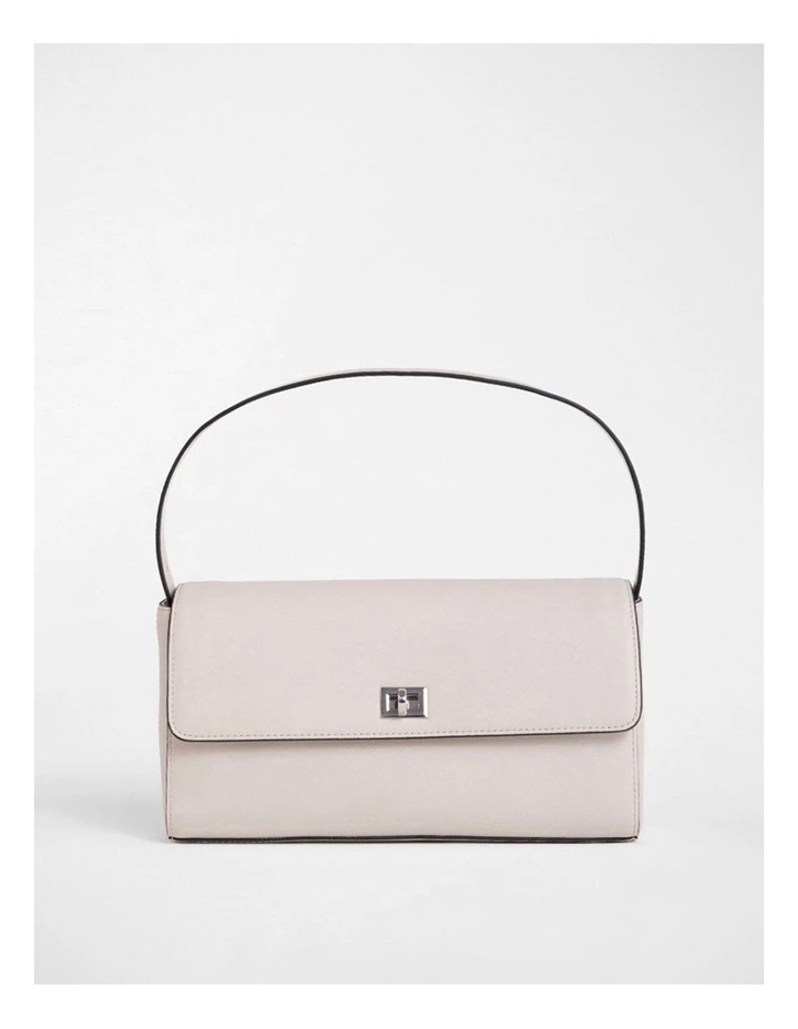 Concetta Leather Shoulder Bag Stone in Stone image 1