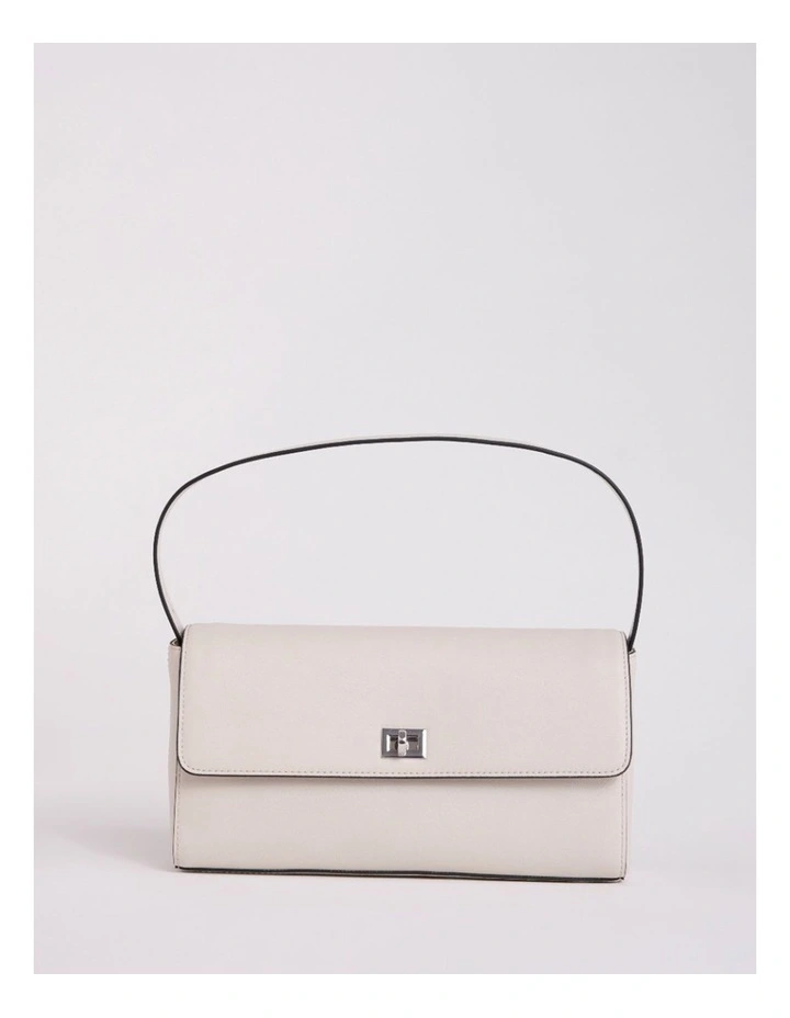 Concetta Leather Shoulder Bag Stone in Stone image 1