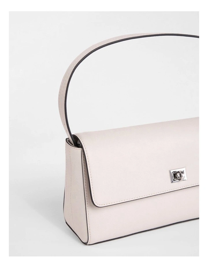 Concetta Leather Shoulder Bag Stone in Stone image 3