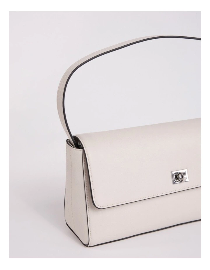 Concetta Leather Shoulder Bag Stone in Stone image 3