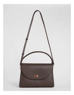 Alan Leather Bag Chocolate in Chocolate