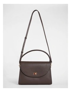 Alan Leather Bag Chocolate in Chocolate