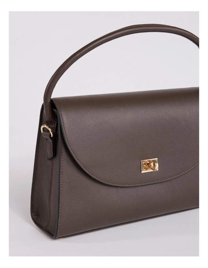 Alan Leather Bag Chocolate in Chocolate image 3