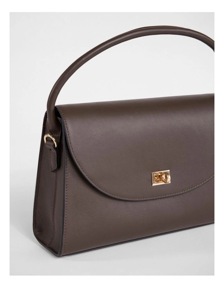 Alan Leather Bag Chocolate in Chocolate image 4
