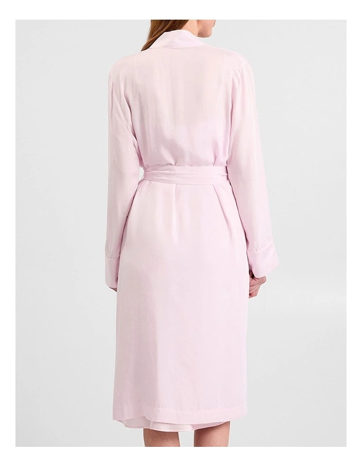 Lison Modal Sleep Robe in Peony Pink image 3