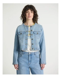 Niall Denim Jacket in Burleigh Blue