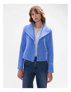 Lani Felted Wool Jacket in Bluebird
