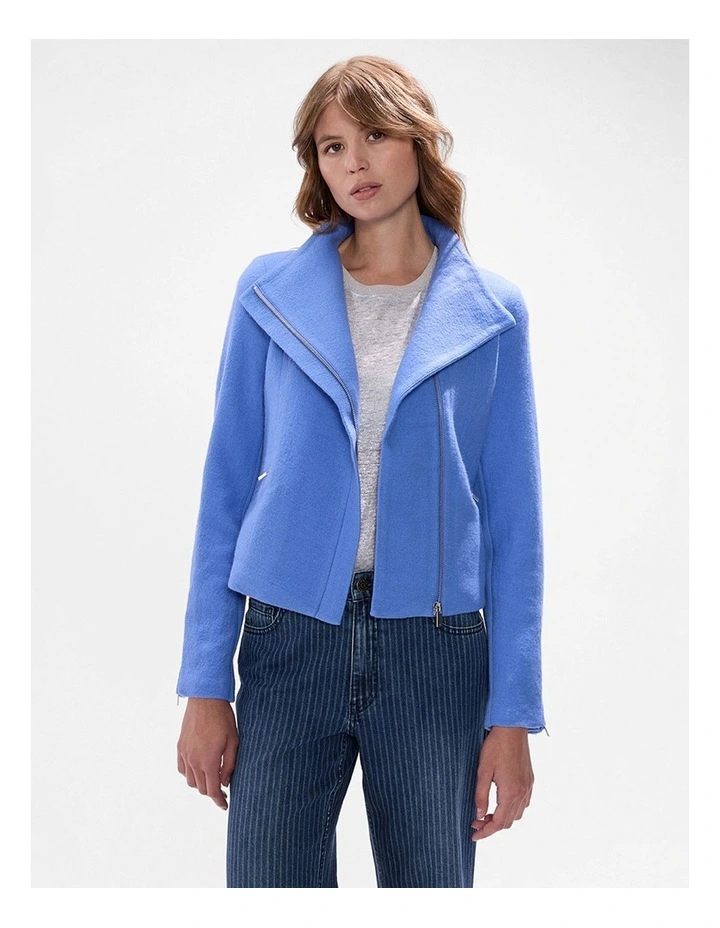 Lani Felted Wool Jacket in Bluebird image 1