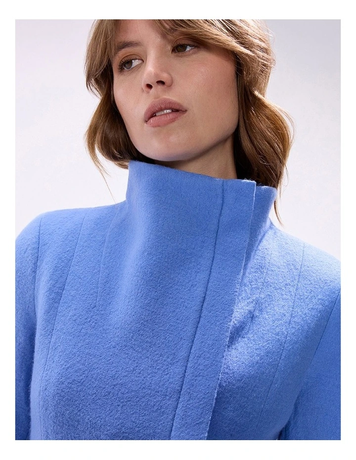 Lani Felted Wool Jacket in Bluebird image 2