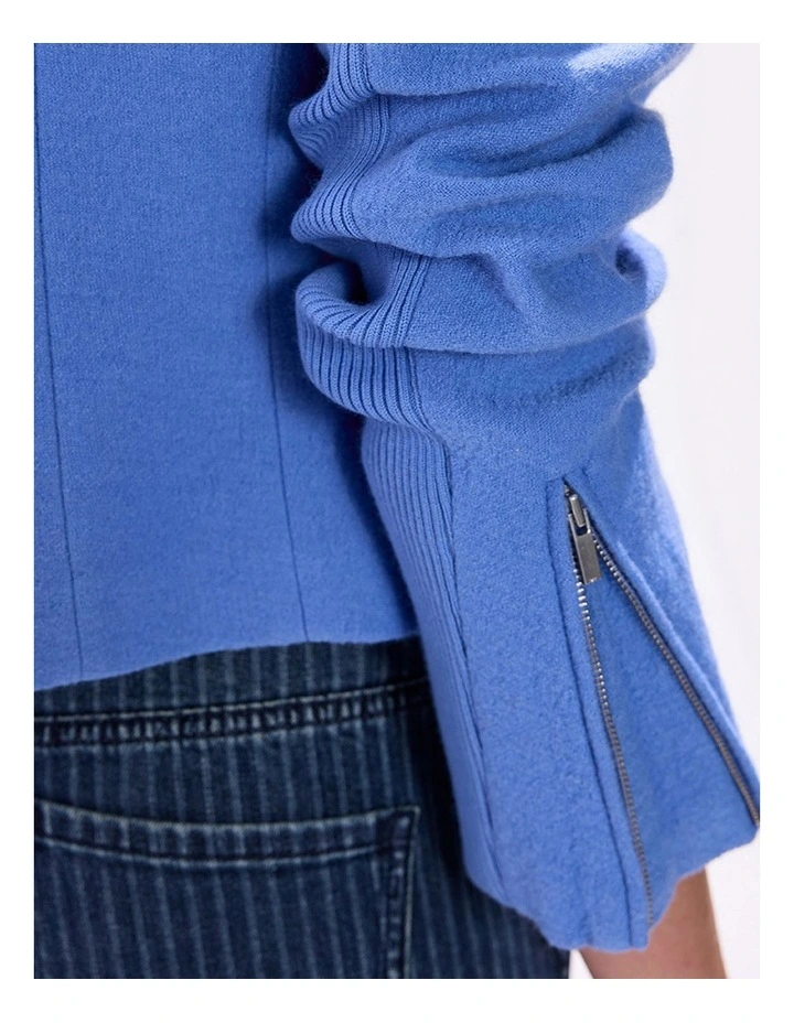 Lani Felted Wool Jacket in Bluebird image 3