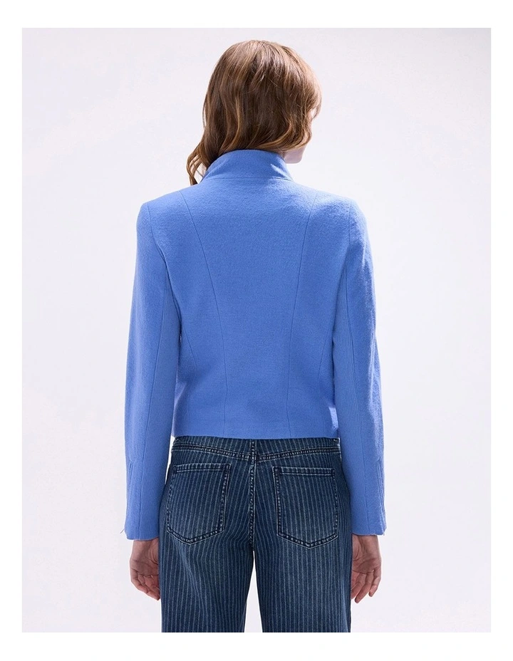 Lani Felted Wool Jacket in Bluebird image 5