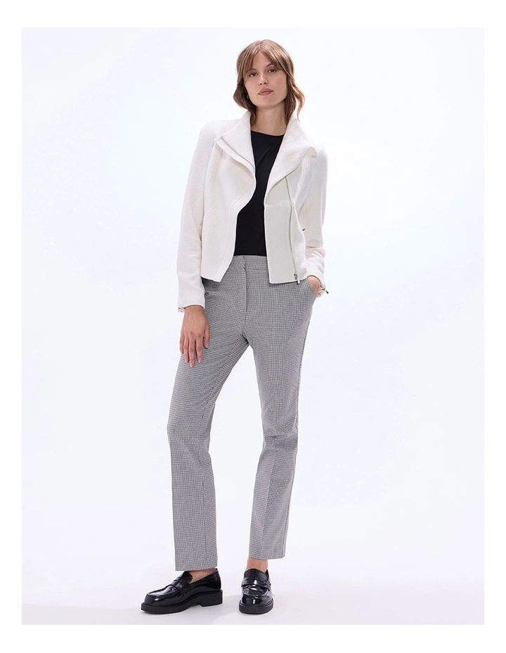 Lani Felted Wool Jacket in Ivory image 1