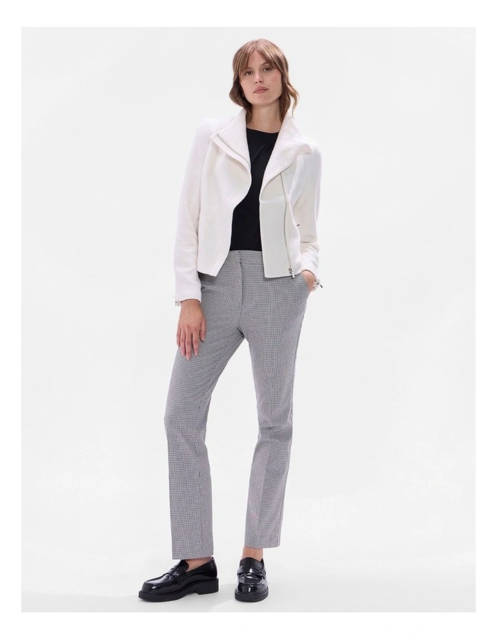 Lani Felted Wool Jacket in Ivory image 2