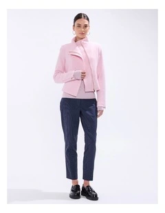 Lani Felted Wool Jacket in Pink Orchid