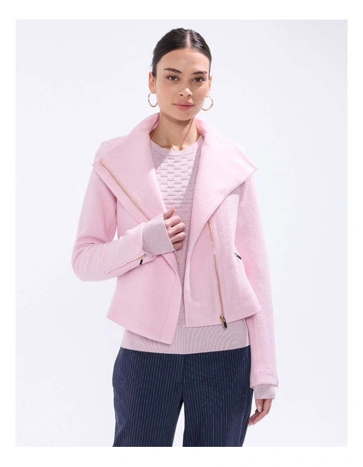Lani Felted Wool Jacket in Pink Orchid image 2