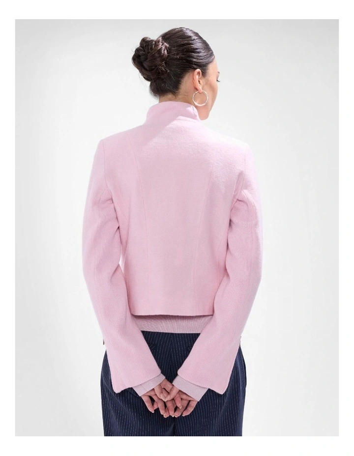 Lani Felted Wool Jacket in Pink Orchid image 3