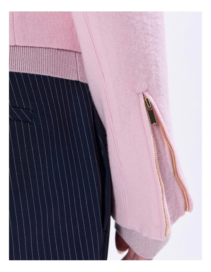 Lani Felted Wool Jacket in Pink Orchid image 4