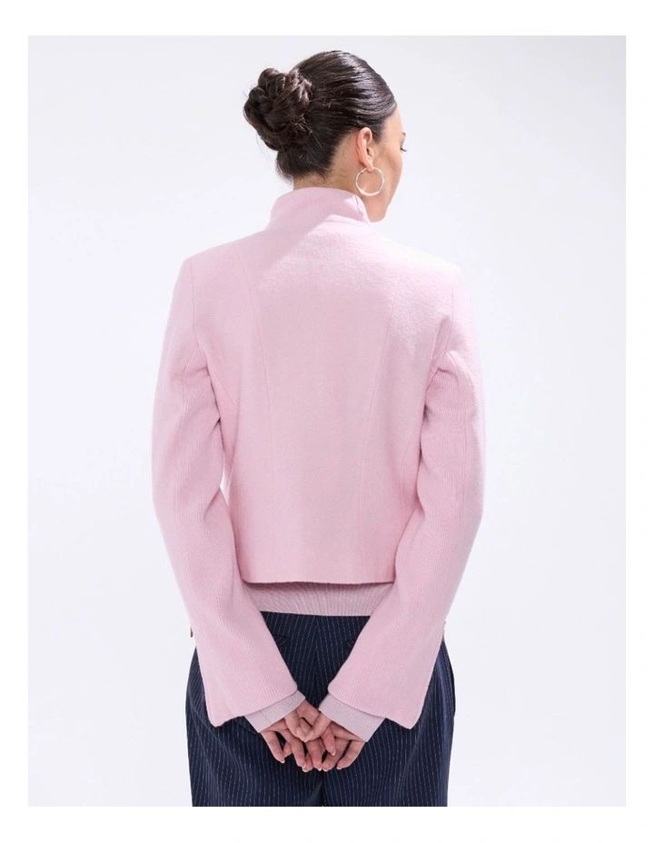 Lani Felted Wool Jacket in Pink Orchid image 5