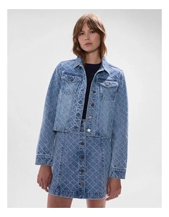 Sally Denim Jacket in Light Blue