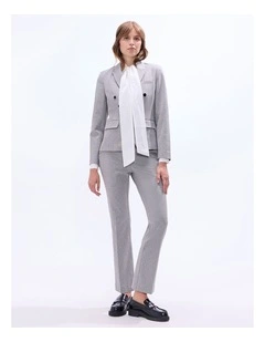 Dawn Check Blazer in Grey Multi