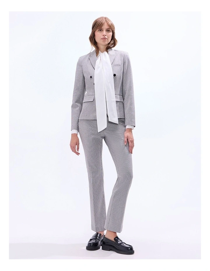 Dawn Check Blazer in Grey Multi image 1