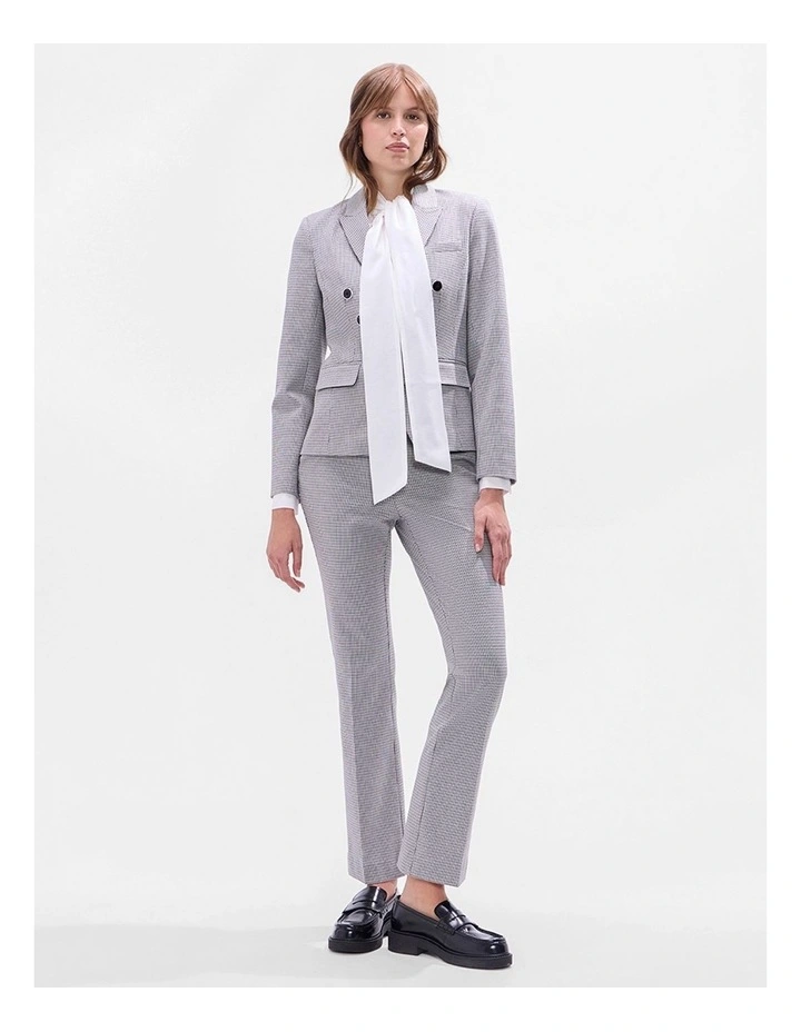Dawn Check Blazer in Grey Multi image 2