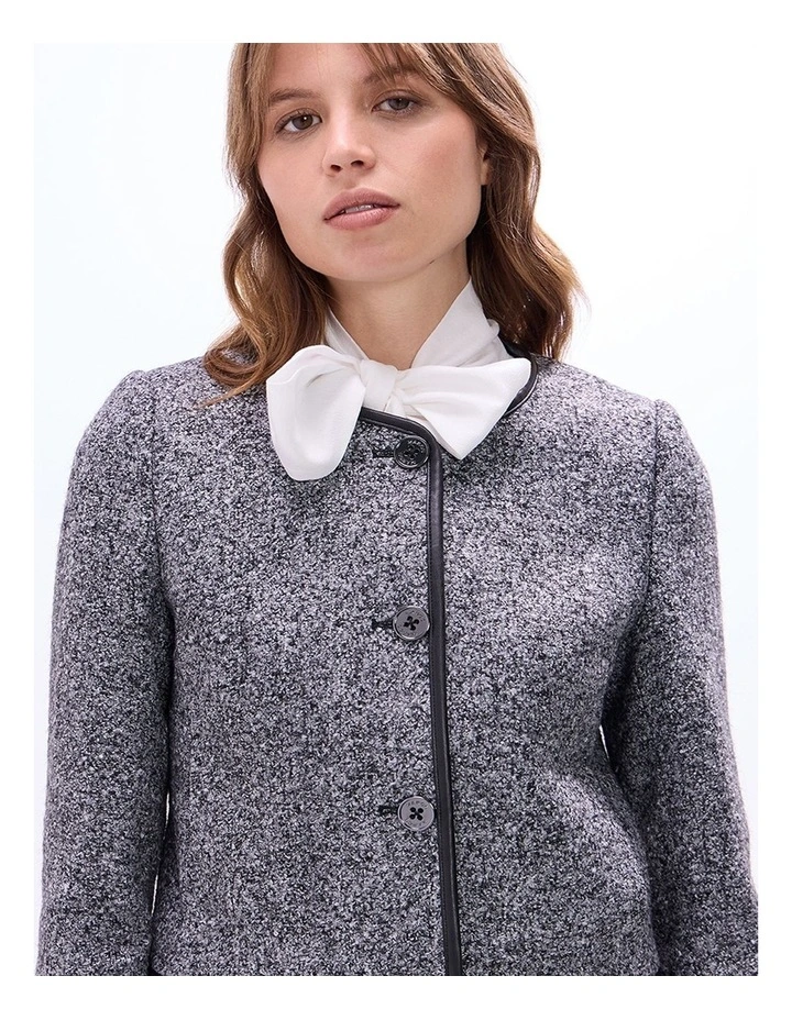 Briar Boucle Jacket in Grey Multi image 3