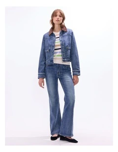 Kita Denim Jacket in Milan Blue