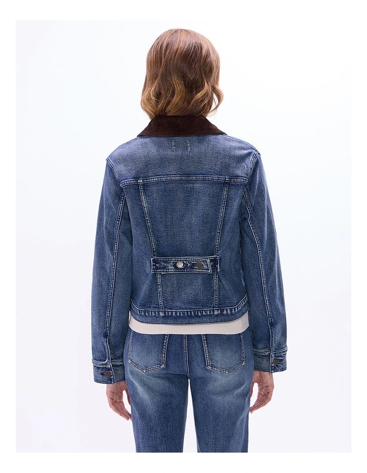 Kita Denim Jacket in Milan Blue image 3