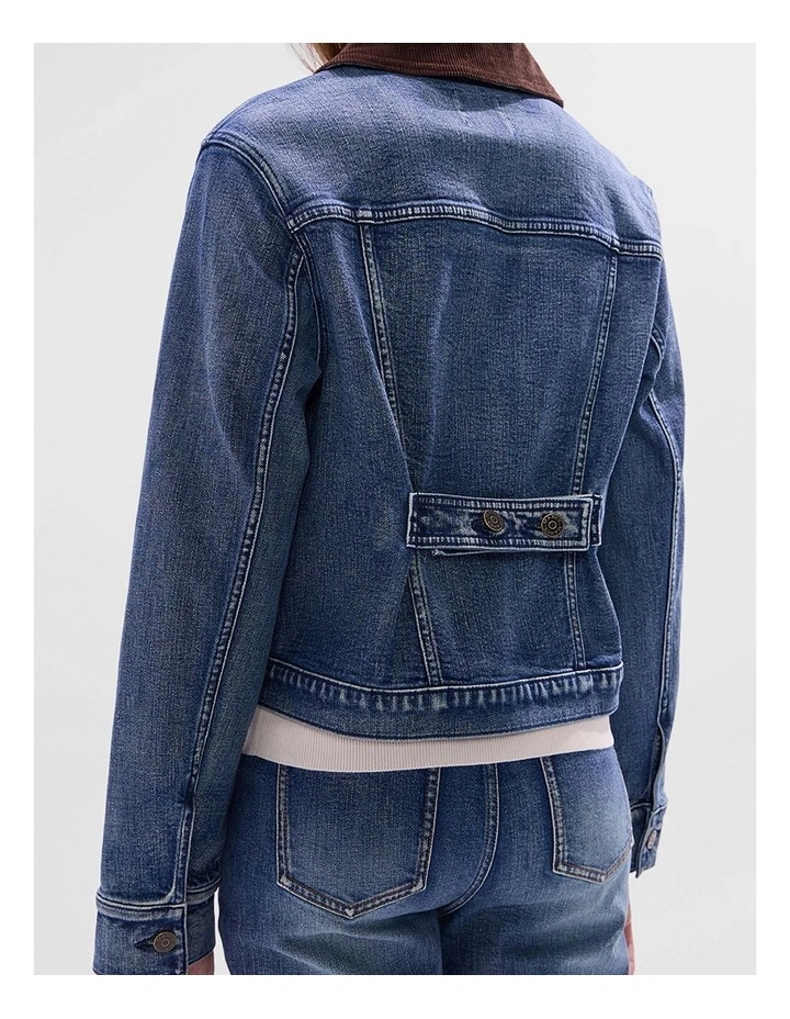 Kita Denim Jacket in Milan Blue image 4
