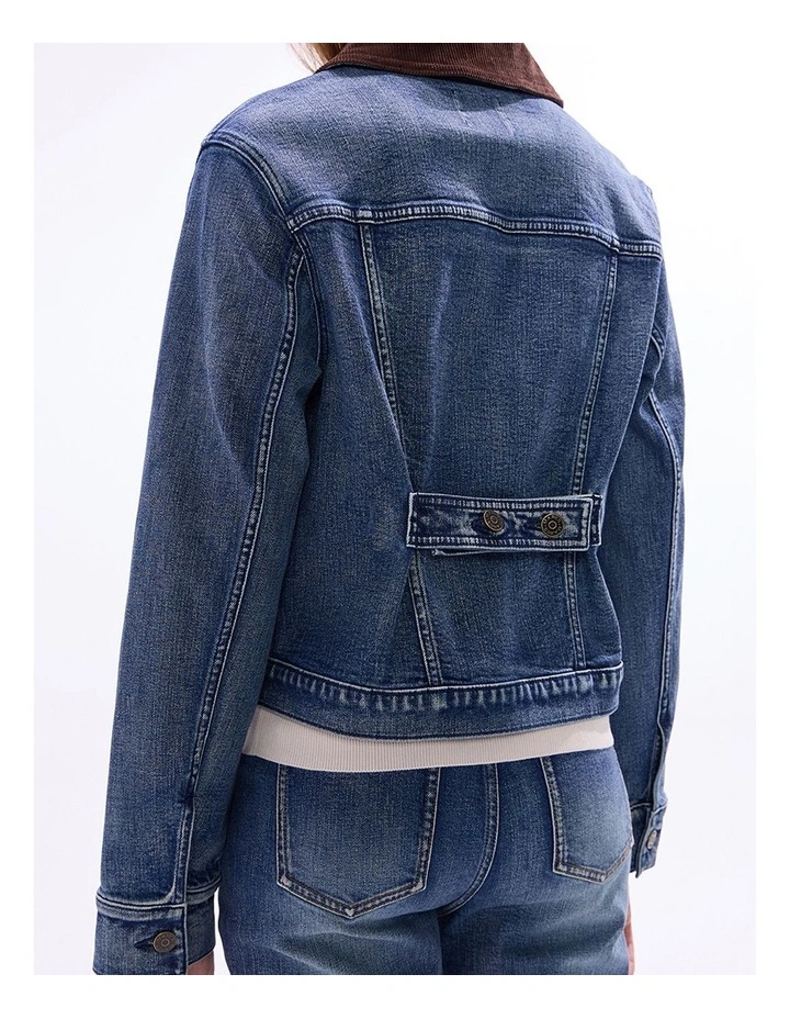 Kita Denim Jacket in Milan Blue image 4