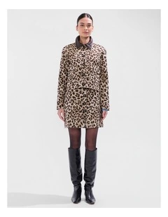 Damon Jacquard Jacket in Brown Multi