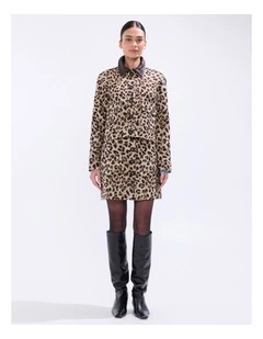 Damon Jacquard Jacket in Brown Multi