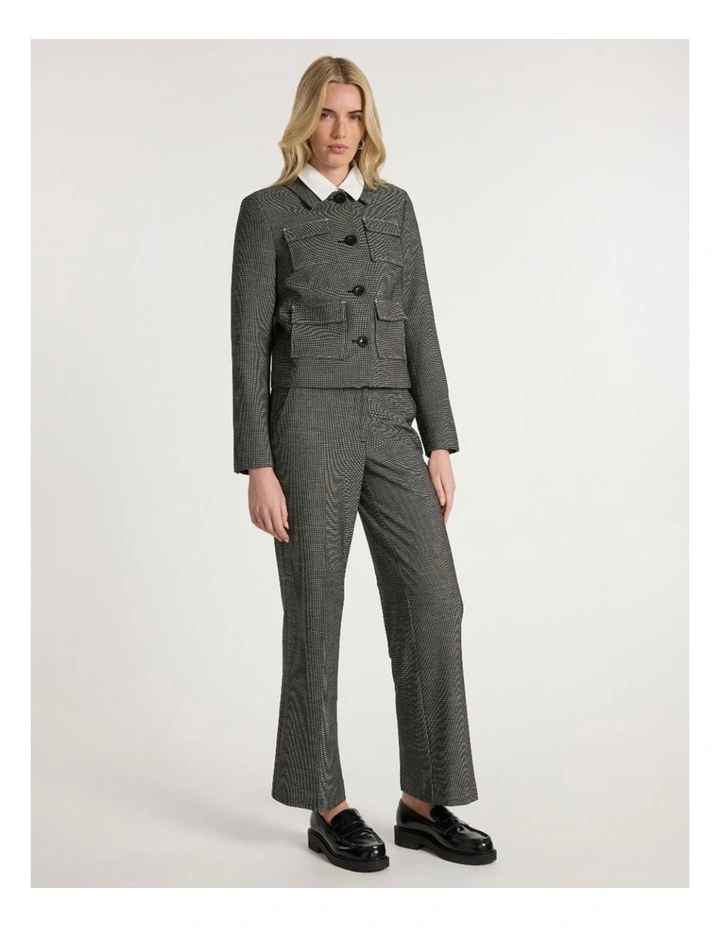 Sydney Jacket in Black/White image 1