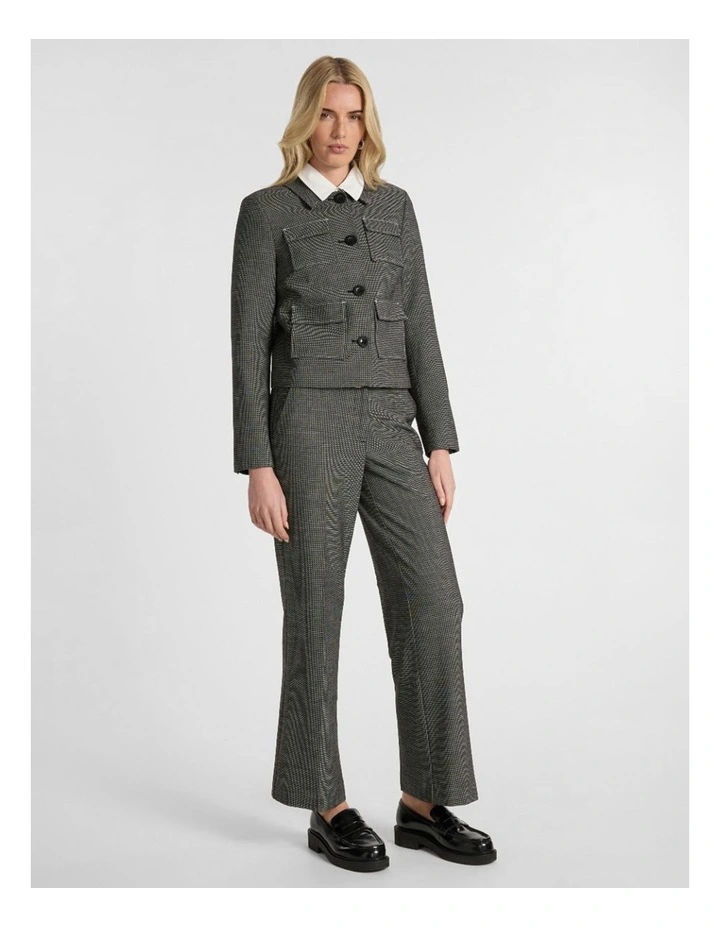 Sydney Jacket in Black/White image 2