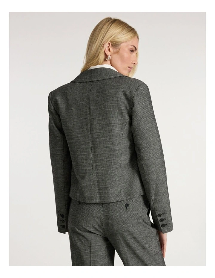 Sydney Jacket in Black/White image 5