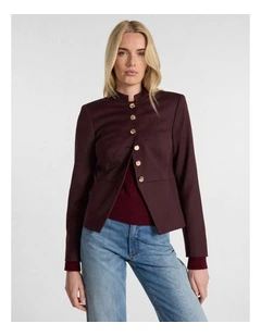 Sakura Jacket in Ruby Port
