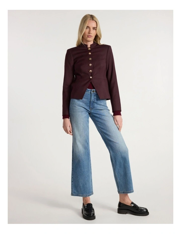 Sakura Jacket in Ruby Port image 1