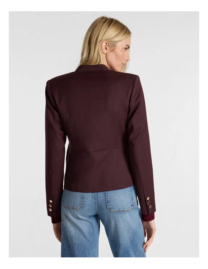 Sakura Jacket in Ruby Port image 3